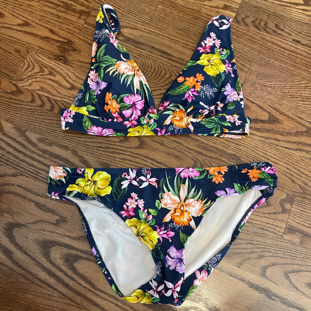 Kona Sol floral bikini - Sz L